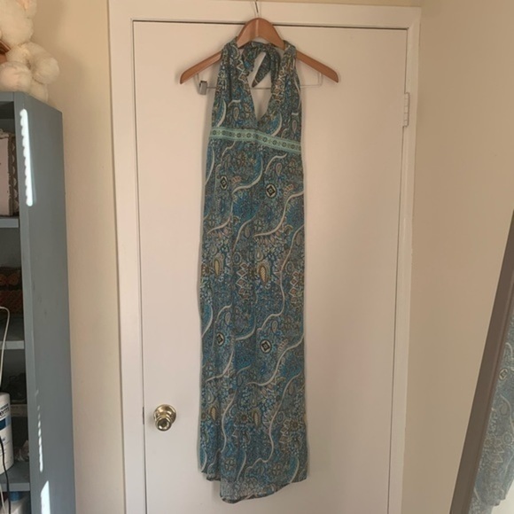 El Shadai Collection Blue MAXI Dress Small - Picture 2 of 10